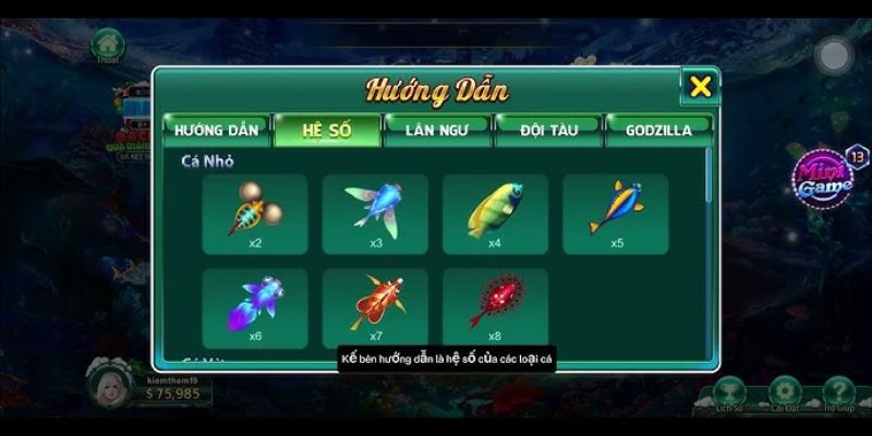 Giá trị thưởng bắn cá Jackpot online siêu khủng