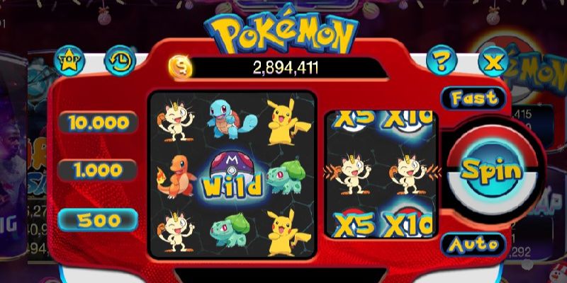 Tham gia sảnh slot Pokemon với giao diện tuổi thơ quen thuộc